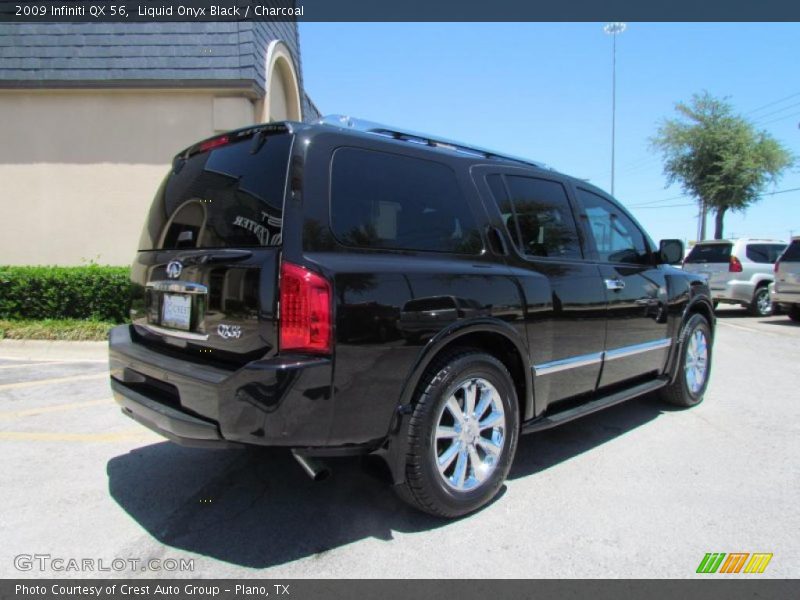 Liquid Onyx Black / Charcoal 2009 Infiniti QX 56