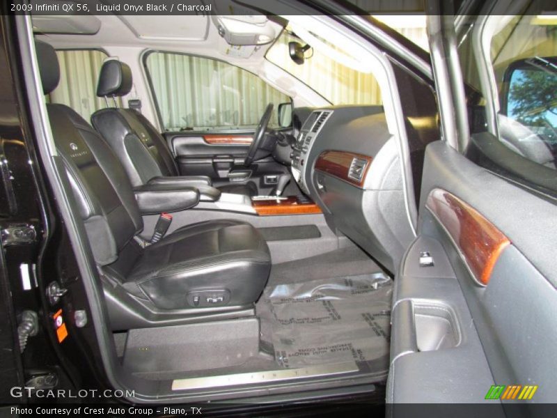 Liquid Onyx Black / Charcoal 2009 Infiniti QX 56