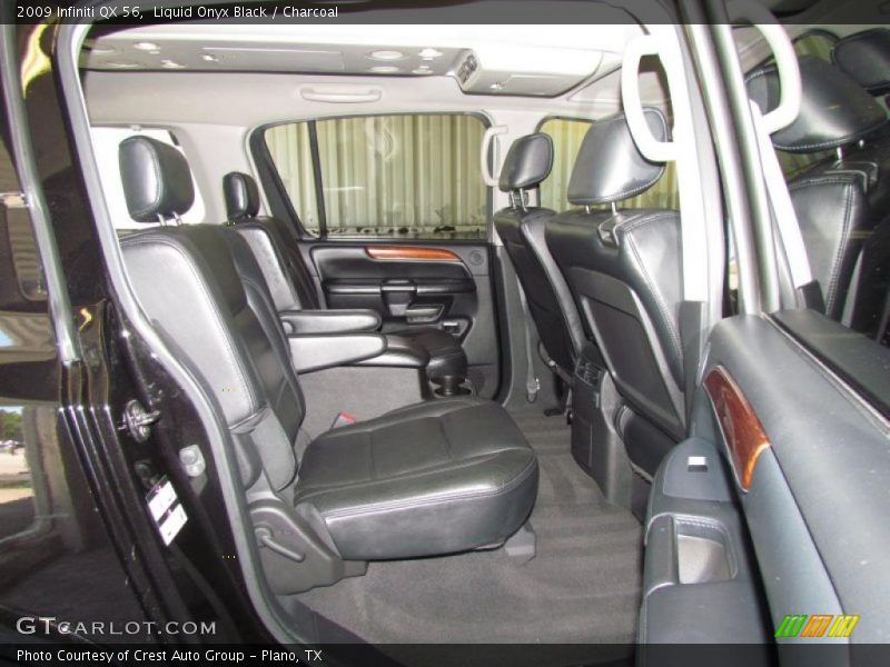 Liquid Onyx Black / Charcoal 2009 Infiniti QX 56