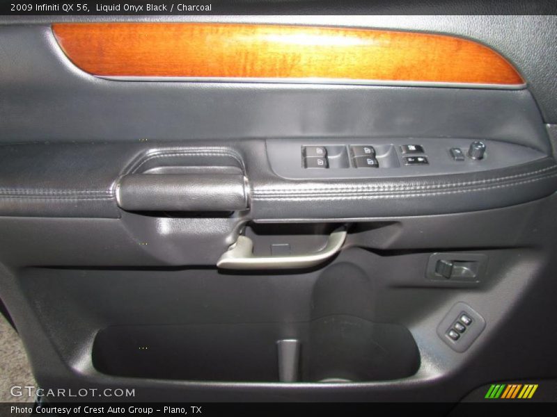 Liquid Onyx Black / Charcoal 2009 Infiniti QX 56