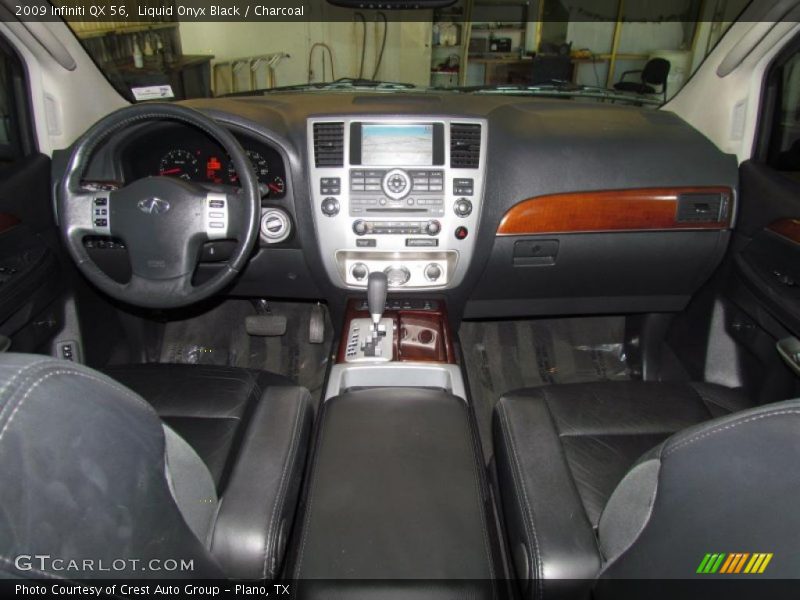 Liquid Onyx Black / Charcoal 2009 Infiniti QX 56