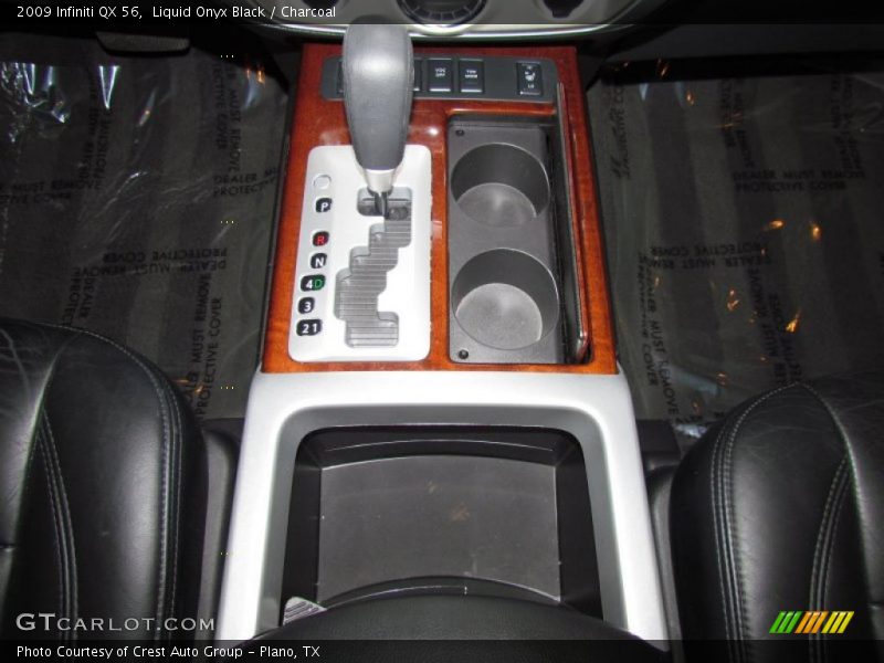 Liquid Onyx Black / Charcoal 2009 Infiniti QX 56