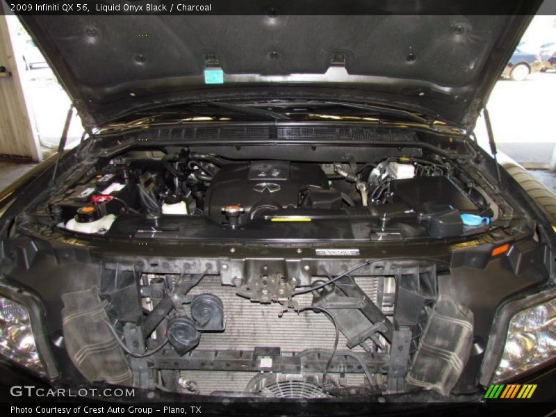 Liquid Onyx Black / Charcoal 2009 Infiniti QX 56