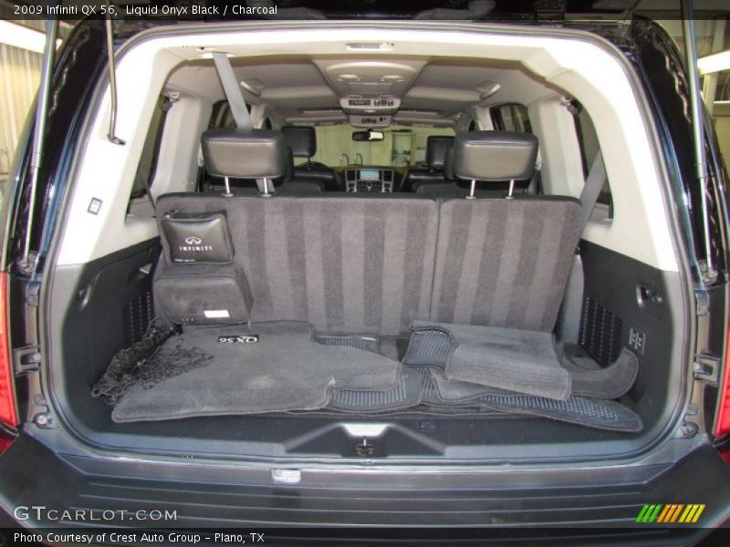 Liquid Onyx Black / Charcoal 2009 Infiniti QX 56