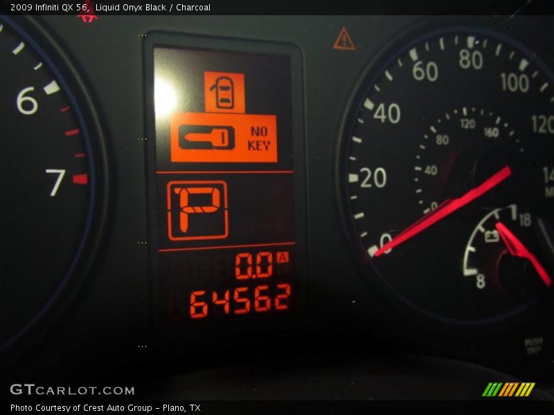 Liquid Onyx Black / Charcoal 2009 Infiniti QX 56