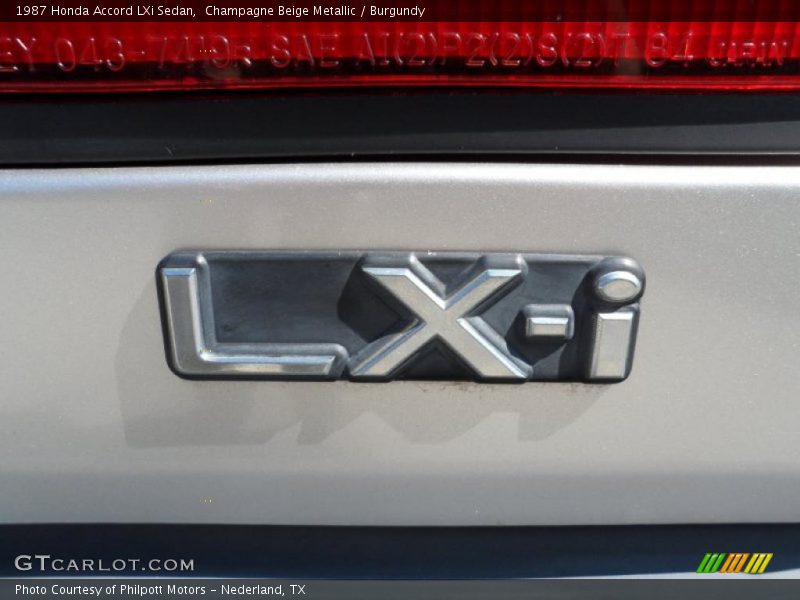  1987 Accord LXi Sedan Logo