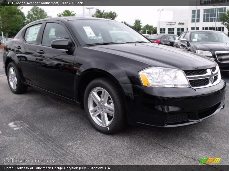 Black / Black 2011 Dodge Avenger Mainstreet