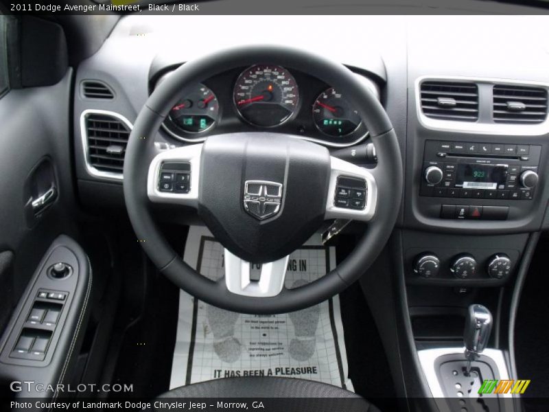 Black / Black 2011 Dodge Avenger Mainstreet