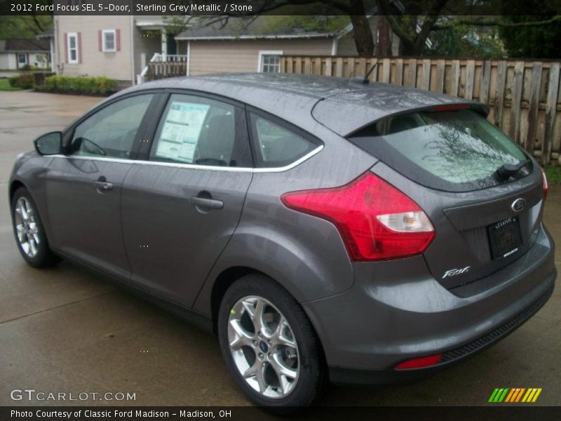 Sterling Grey Metallic / Stone 2012 Ford Focus SEL 5-Door