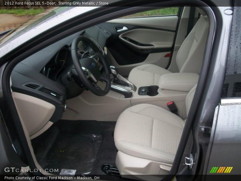 Sterling Grey Metallic / Stone 2012 Ford Focus SEL 5-Door