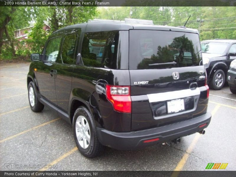 Crystal Black Pearl / Titanium 2009 Honda Element EX AWD