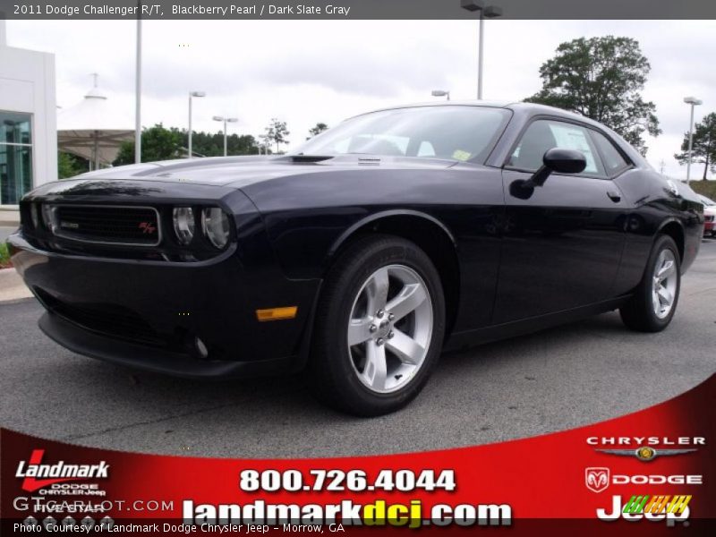 Blackberry Pearl / Dark Slate Gray 2011 Dodge Challenger R/T