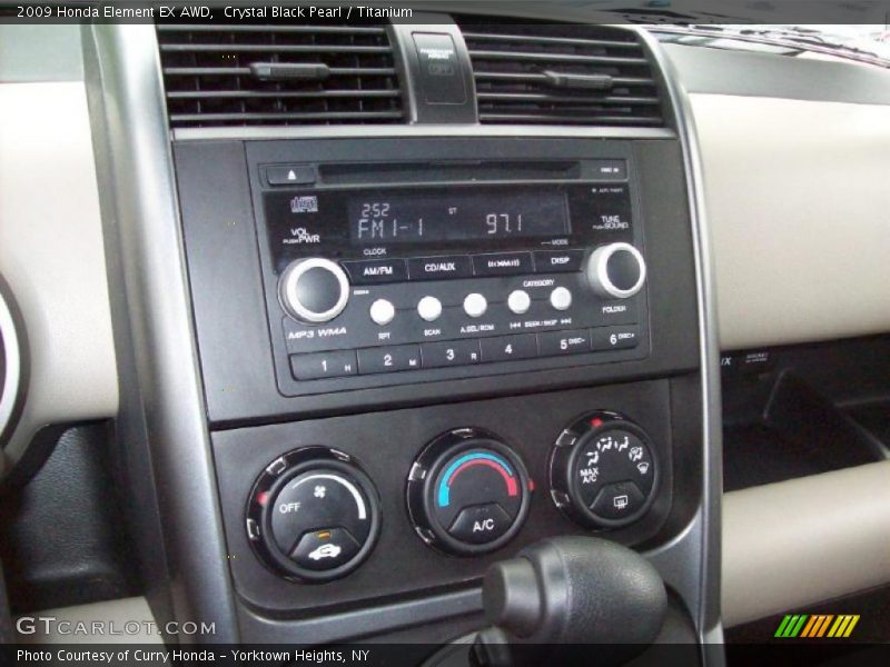 Crystal Black Pearl / Titanium 2009 Honda Element EX AWD