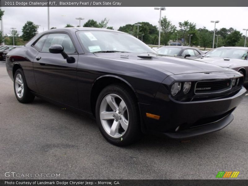 Blackberry Pearl / Dark Slate Gray 2011 Dodge Challenger R/T