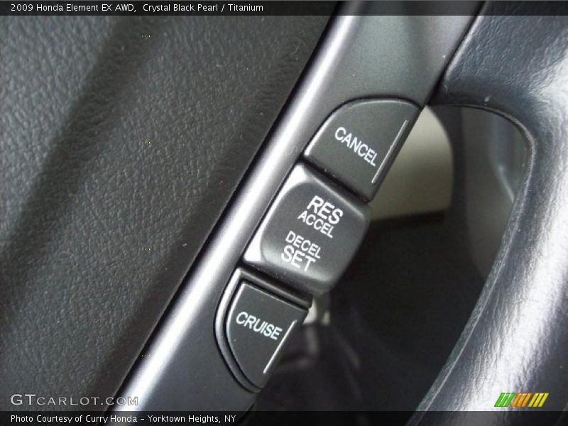 Crystal Black Pearl / Titanium 2009 Honda Element EX AWD