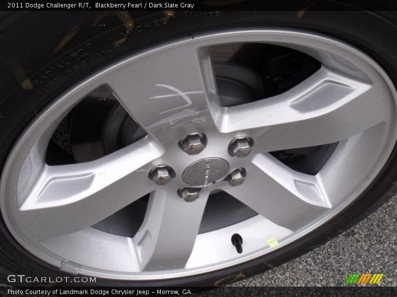 Blackberry Pearl / Dark Slate Gray 2011 Dodge Challenger R/T