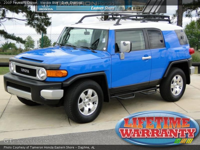 Voodoo Blue / Dark Charcoal 2007 Toyota FJ Cruiser