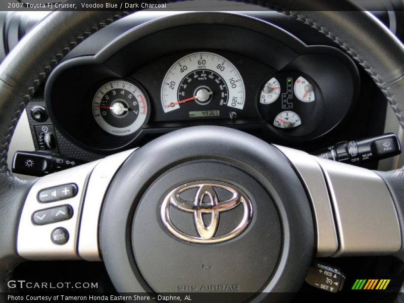 Voodoo Blue / Dark Charcoal 2007 Toyota FJ Cruiser