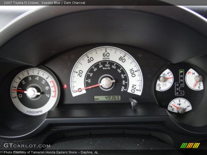 Voodoo Blue / Dark Charcoal 2007 Toyota FJ Cruiser