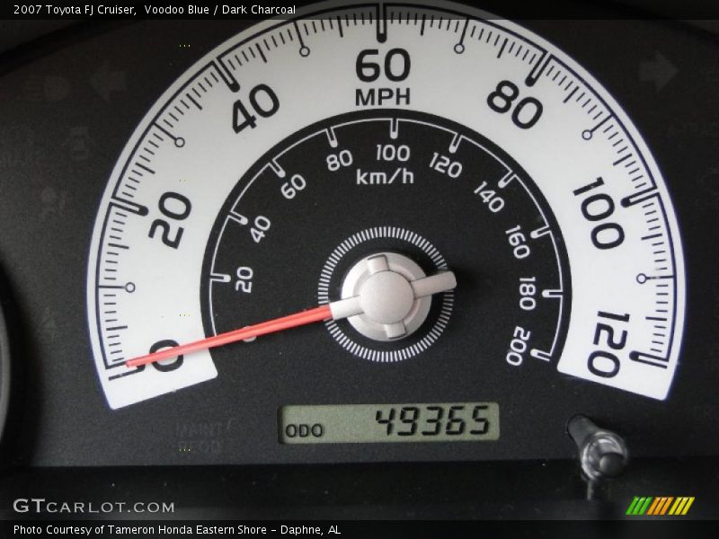 Voodoo Blue / Dark Charcoal 2007 Toyota FJ Cruiser