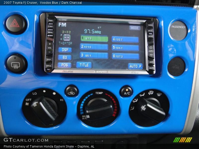 Voodoo Blue / Dark Charcoal 2007 Toyota FJ Cruiser