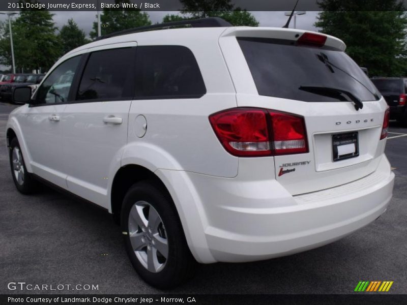 Bianco White / Black 2011 Dodge Journey Express