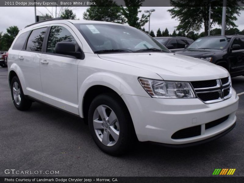 Bianco White / Black 2011 Dodge Journey Express