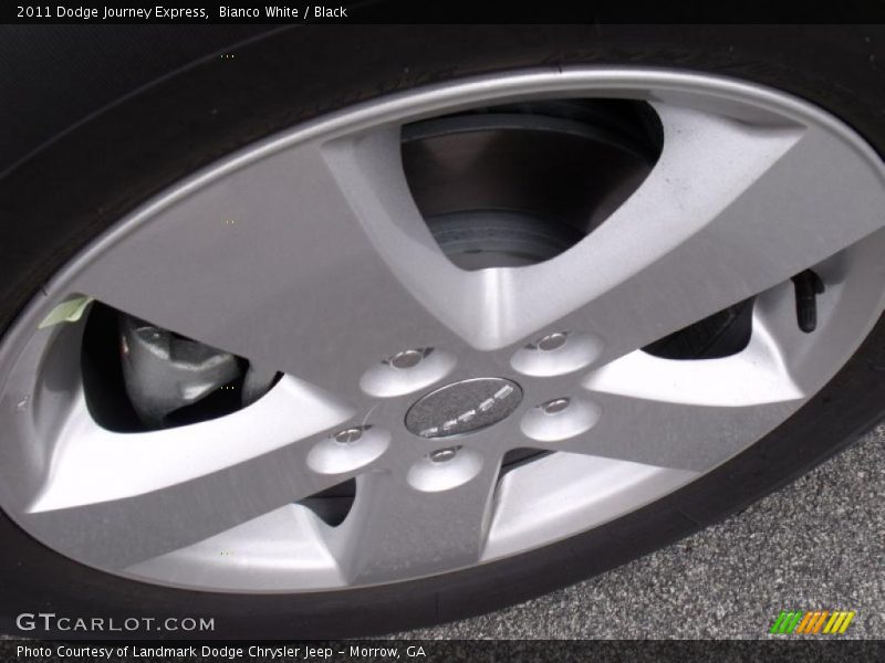 Bianco White / Black 2011 Dodge Journey Express