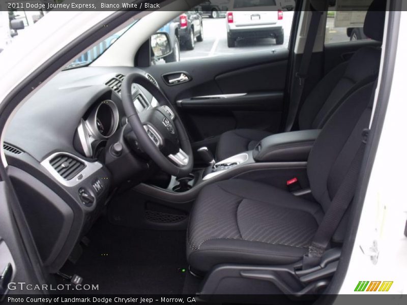 Bianco White / Black 2011 Dodge Journey Express