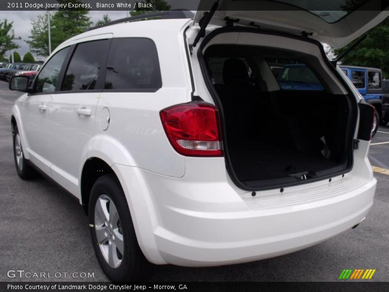 Bianco White / Black 2011 Dodge Journey Express