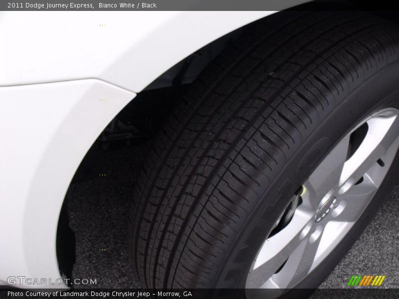 Bianco White / Black 2011 Dodge Journey Express