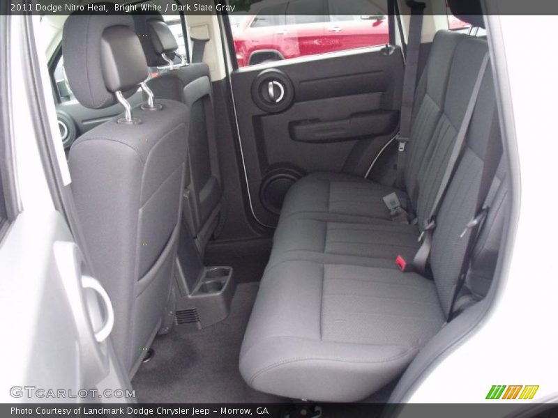 Bright White / Dark Slate Gray 2011 Dodge Nitro Heat