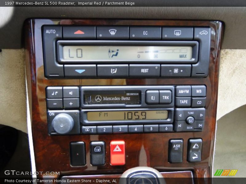 Controls of 1997 SL 500 Roadster