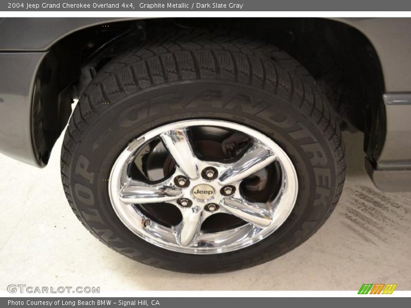 Graphite Metallic / Dark Slate Gray 2004 Jeep Grand Cherokee Overland 4x4