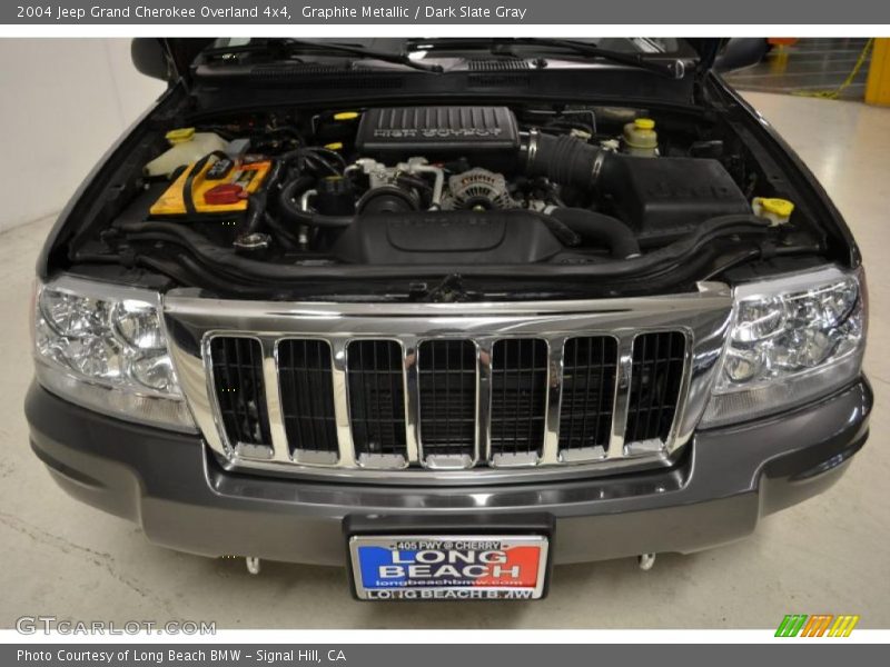 Graphite Metallic / Dark Slate Gray 2004 Jeep Grand Cherokee Overland 4x4