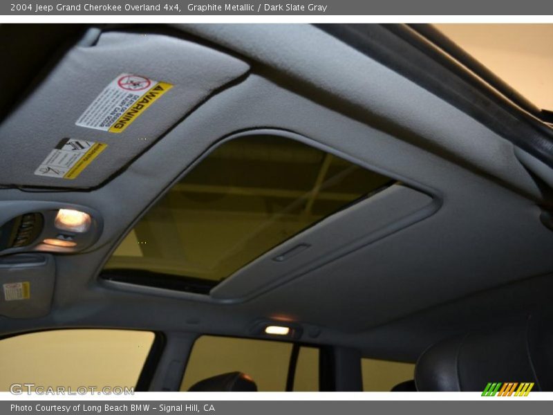 Graphite Metallic / Dark Slate Gray 2004 Jeep Grand Cherokee Overland 4x4