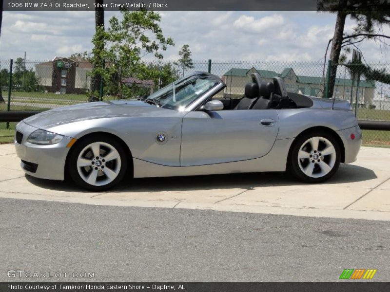 Silver Grey Metallic / Black 2006 BMW Z4 3.0i Roadster