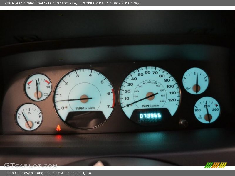  2004 Grand Cherokee Overland 4x4 Overland 4x4 Gauges