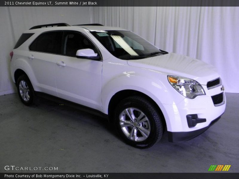 Summit White / Jet Black 2011 Chevrolet Equinox LT