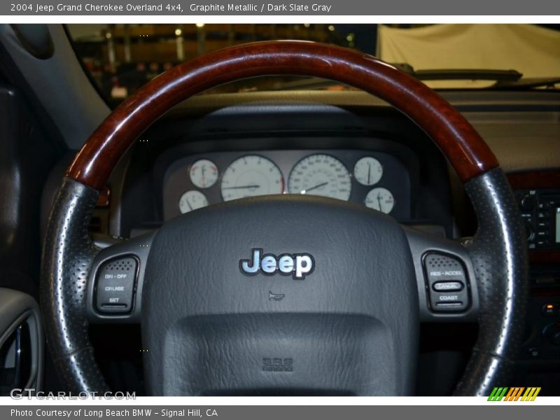 Graphite Metallic / Dark Slate Gray 2004 Jeep Grand Cherokee Overland 4x4