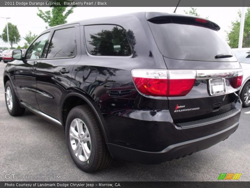 Blackberry Pearl / Black 2011 Dodge Durango Express