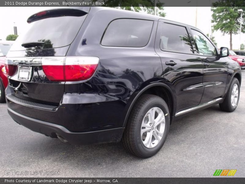 Blackberry Pearl / Black 2011 Dodge Durango Express