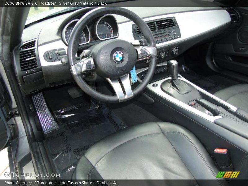 Silver Grey Metallic / Black 2006 BMW Z4 3.0i Roadster