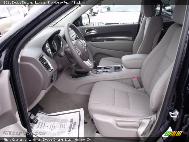 Blackberry Pearl / Black 2011 Dodge Durango Express