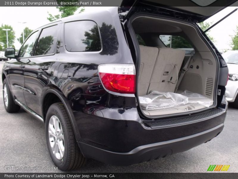 Blackberry Pearl / Black 2011 Dodge Durango Express