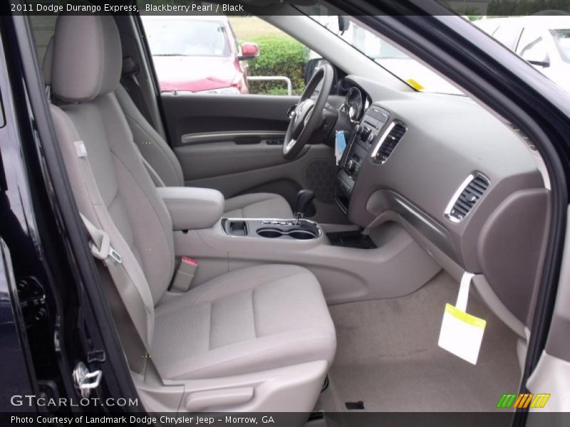 Blackberry Pearl / Black 2011 Dodge Durango Express