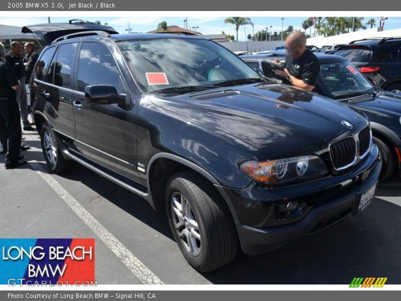 Jet Black / Black 2005 BMW X5 3.0i