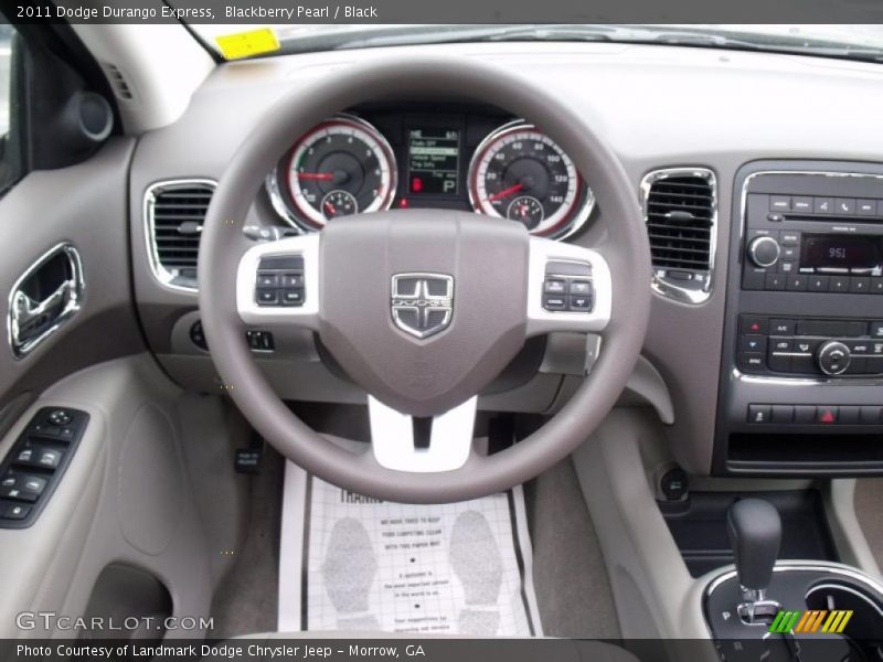 Blackberry Pearl / Black 2011 Dodge Durango Express