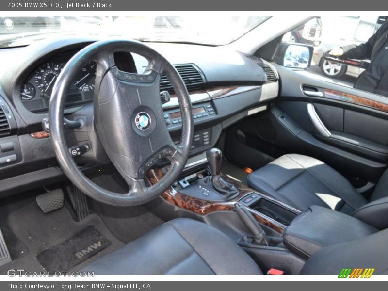 Jet Black / Black 2005 BMW X5 3.0i
