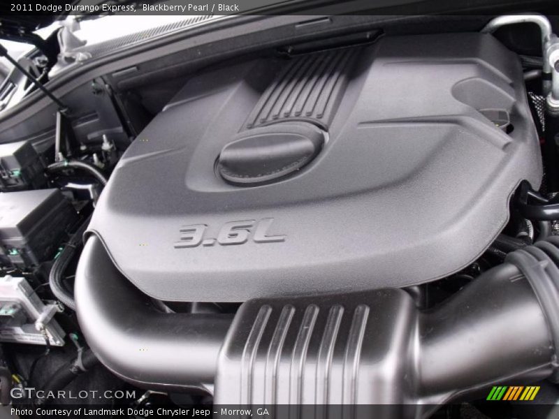 Blackberry Pearl / Black 2011 Dodge Durango Express